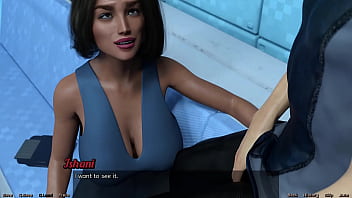 Stranded in space #83 getting a hot handjob by indian milf with huge tits