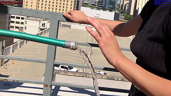 Erotique entertainment erotiquefetish threesome two amateur girls one big dick outdoor footjobs "barefoot patio wet dreams" starring eric john