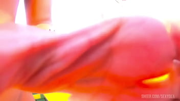 Wild sunset bicyclists crash my intimate watchtower rendezvous