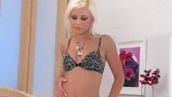 Platinum Blonde Minx Lola Myluv Teases And Masturbates In Lingerie thumbnail