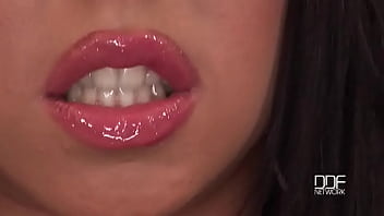 Stirring her honeypot