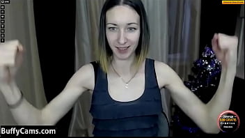 Girl flexing her lovely muscles