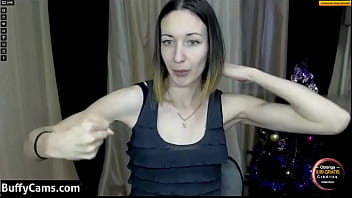 Girl flexing her lovely muscles