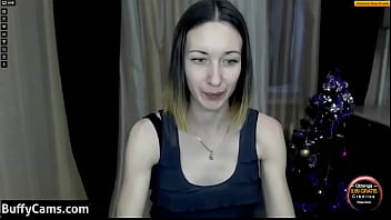 Girl flexing her lovely muscles