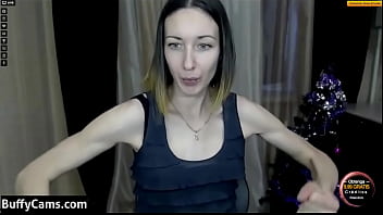 Girl flexing her lovely muscles