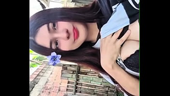 Porn actress touches her tasty pussy