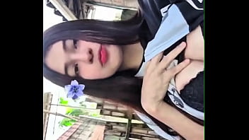 Porn actress touches her tasty pussy