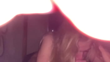 Close up pov a sexy blonde 23 year old putting my dick away she gags like a dream slobbers everywhere and was so pleas