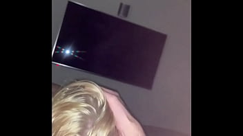 Close up pov a sexy blonde 23 year old putting my dick away she gags like a dream slobbers everywhere and was so pleas