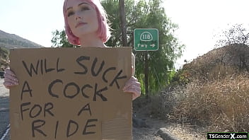 Tranny Claire Tenebrarum Needs A Rides And Will Suck Dick For Itit Doesnt Take Long And The Small Tits Tgirl Deepthroats His Big Cock In His Car thumbnail