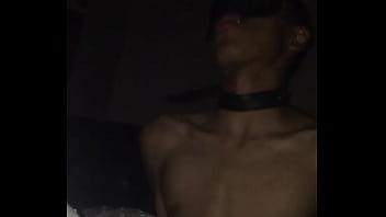 Hot Tanned Tied Up Boy Gets Dick Sucked By Blondie Under Bedsheet thumbnail