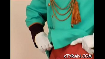 Villein fucked hard with sex toy