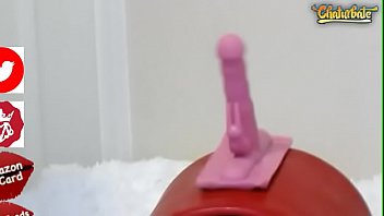 How to ride the vibrater toy inside pussy