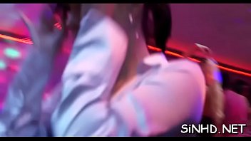 Raucous group banging session