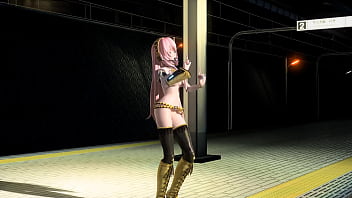 Pink haired teen luka dancing naked r18 mod