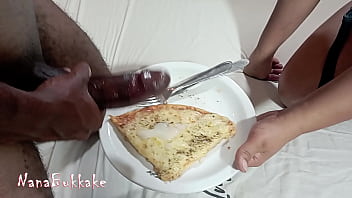 Nunca fiz isso comi pizza com a porra do big dotado negro que me fodeu trailer