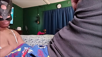 Thick sexy tatted big booty girl loudly sucks big dick and swallows all the cum