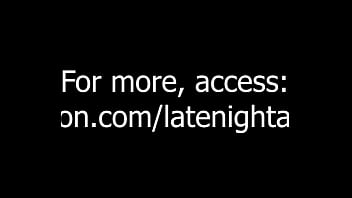 Milf neighbor caught some action late at night