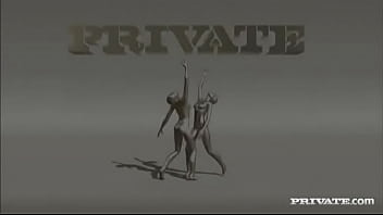 Veronica da souza lets two men play with her sexy parts poolside