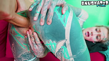 Alt pornstar tests big white dick on casting couch atm deepthroat facial cumshot