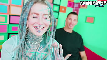 Alt pornstar tests big white dick on casting couch atm deepthroat facial cumshot