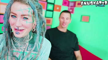 Alt pornstar tests big white dick on casting couch atm deepthroat facial cumshot