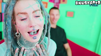 Alt pornstar tests big white dick on casting couch atm deepthroat facial cumshot