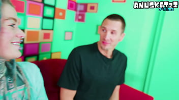 Alt pornstar tests big white dick on casting couch atm deepthroat facial cumshot