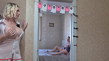 Step sister caught masturbating – she ask me to join her