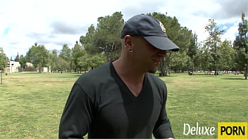 Blonde teen slut getting her tight cunt drilled