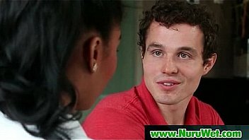 Asian masseuse takes a load in her mouth 18