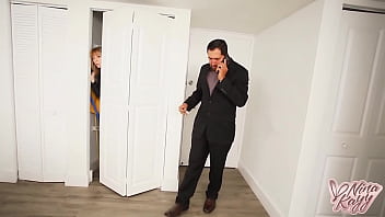 Cheating bbc bull fucks blonde nina kayy as spy sara jay films it