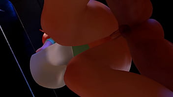 Dexter's milf makes her big ass bounce in class