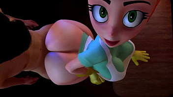 Dexter's milf makes her big ass bounce in class