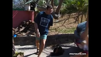 The very exotic agnes serves up an anal creampie on the beach