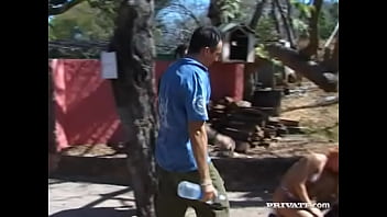 The very exotic agnes serves up an anal creampie on the beach