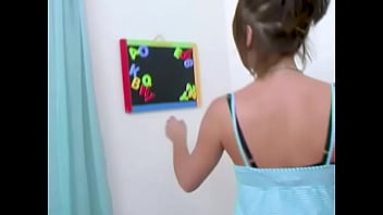 Haley sweet cute 18 yo huge cock pov blowjob and facial