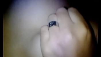 Hot girl touches herself