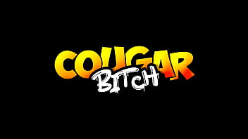 Mature cougar in pantyhose fucked by young stud