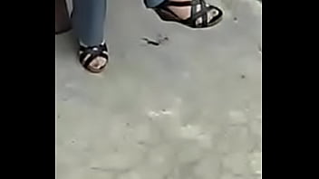 She knows how i feel about her nylon feet