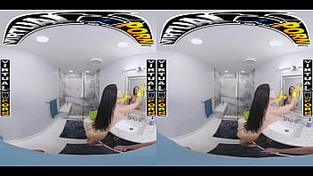 Virtual porn sandy love catches you jerking off and turns cleaning into steamy cock sucking fun