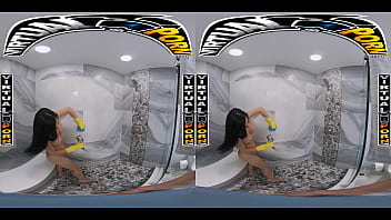 Virtual porn sandy love catches you jerking off and turns cleaning into steamy cock sucking fun