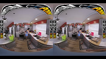 Virtual porn sandy love catches you jerking off and turns cleaning into steamy cock sucking fun