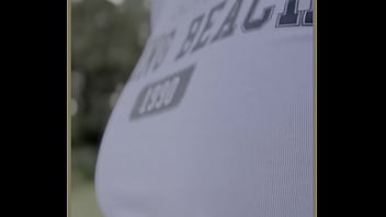 Hot milf with perfect tits public braless dare