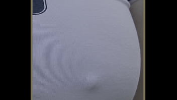 Hot milf with perfect tits public braless dare