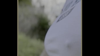 Hot milf with perfect tits public braless dare