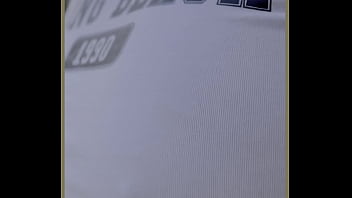 Hot milf with perfect tits public braless dare