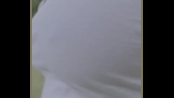 Hot milf with perfect tits public braless dare