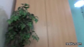 Exquisite czech kitten is tempted in the hypermarket and poked in pov