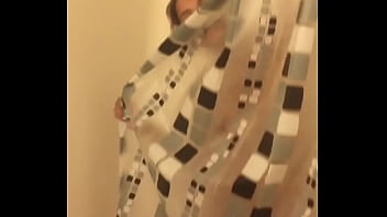 Latina showing her goods